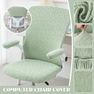 Housse de chaise de bureau ergonomique, housse de fauteuil pivotant