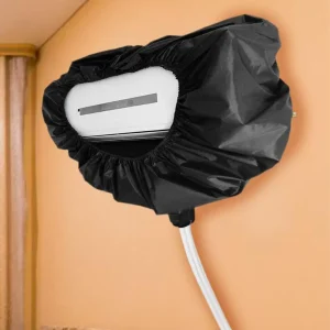 Housse de protection pour climatiseur, sac de protection étanche anti-poussière avec tuyau de vidange pour mini-climatiseur mural