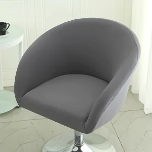 Housse de chaise élastique à dossier bas, anti-poussière