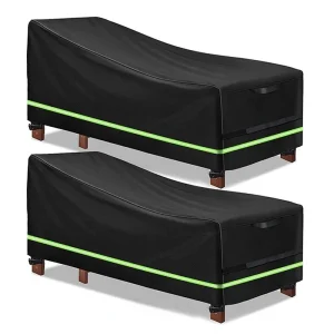 Housse chaise de plage, de piscine, de jardin, imperméable, housse anti-UV et anti-poussière