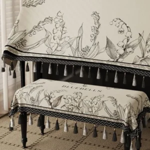 Housse de piano nordique, anti poussière