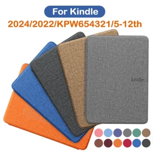 Housse en pochette magnétique, Étui pour Kindle Paperwhite  de 6 ; 6,8 ; 7 pouces