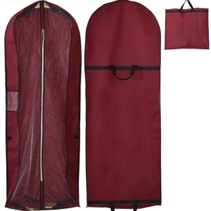 Housse de rangement extra large pour robes longues, robes de mariée, pliable et portable, housse de rangement pour bagages, sac de voyage