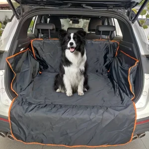 Housse, Tapis de coffre de voiture pour animaux de compagnie - Tapis de SUV résistant à la saleté et aux rayures pour chien