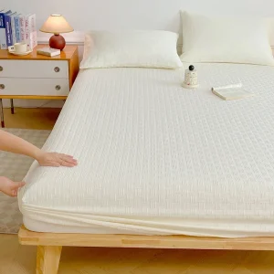 Housse, Protège-matelas, drap-housse matelassé, doux et respirant, surmatelas anti acariens