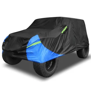 Housse de voiture pour Jeep Wrangler, imperméable, protection contre le soleil, la pluie et le vent