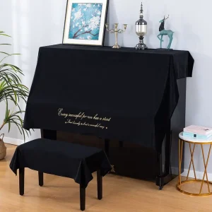 Housse de piano américaine, anti poussière pour tabouret de piano électronique, LH255
