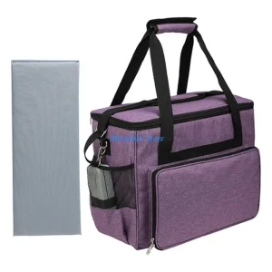 Housse de transport pour machine à coudre avec bandoulière amovible