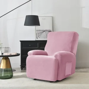 Housse de fauteuil inclinable en velours