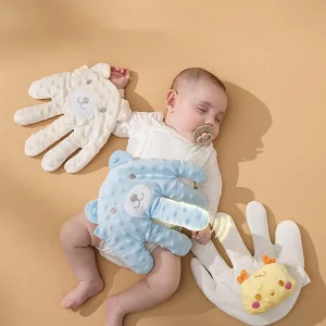 Coussin bébé, Oreiller doux et apaisant pour les mains, batteur automatique pour nourrissons