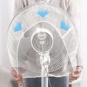 Housse pour ventilateur électrique, Filet de protection anti pincement, protection des doigts pour enfants