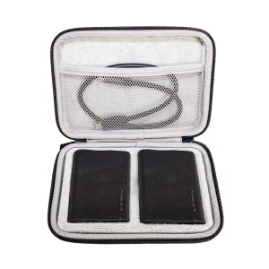 Housse, Étui de transport rigide à double emplacement pour 2 SSD portables Samsung