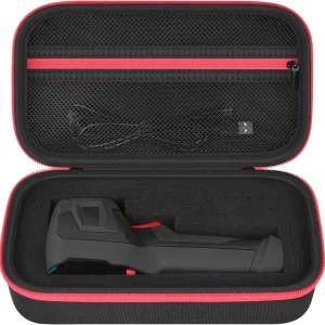 Sac de rangement compatible avec HSFTOOLS HF96/ Caméra thermique AMPBANK H128, boîte de rangement pour caméra infrarouge avec éponge DIY