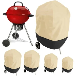 Housse de barbecue en tissu Oxford, imperméable, anti-poussière, pour foyer extérieur