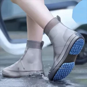 Couvre-chaussures imperméables en silicone, antidérapants, réutilisables et épais