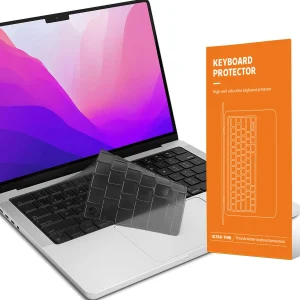 Housse, Film de protection de clavier souple ultra fin en cristal noir de type US pour MacBook Air M1 M2 M3 Pro 14 16 pouces Air 15 A3113 A3114