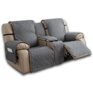Housse de fauteuil, canapé inclinable avec sangles, 100 % imperméable, pour animaux, chambre, bureau