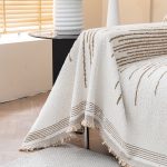 accessoire de salon tissé sable clair