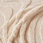 accessoire déco canapé ondulations marron