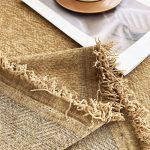 accessoire décoratif jeté de canapé camel