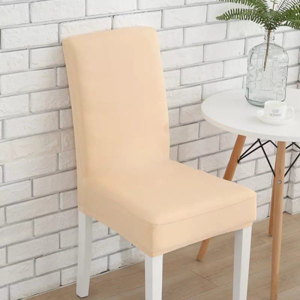 beige - housse de chaise extensible