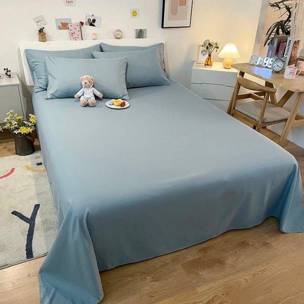 bleu ciel - draps housse de qualité supérieur