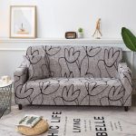 brown housse de canapé extensible