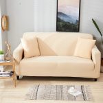 coussin déperlant blanc cassé 45x45cm