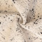 couverture décorative tissée noire pour salon