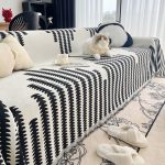 couverture en textile sylvestre noir