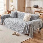 couverture polaire diamant bleu