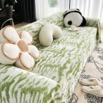 couvre canapé tigresse vert