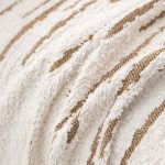 couvre canapé tissé en couleur sable clair