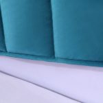 couvre tête de lit en bleu