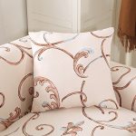 divol - 2 pièces - housses de coussin extensibles 45x45cm
