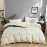 drap housse blanc cassé