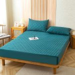 drap housse bleu canard waterproof