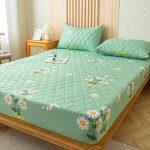 drap housse en tissu imperméable flower