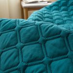 drap housse imperméable pour lit bleu canard