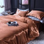 drap housse marron pour lit