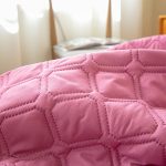 drap housse rose avec protection