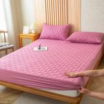 drap housse rose confortable