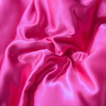 drap housse satin luxe rose fushia