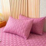 drap imperméable pour lit rose