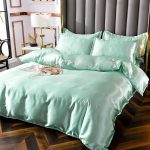 drap vert opaline type satin