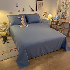 draps housse bleu charrette