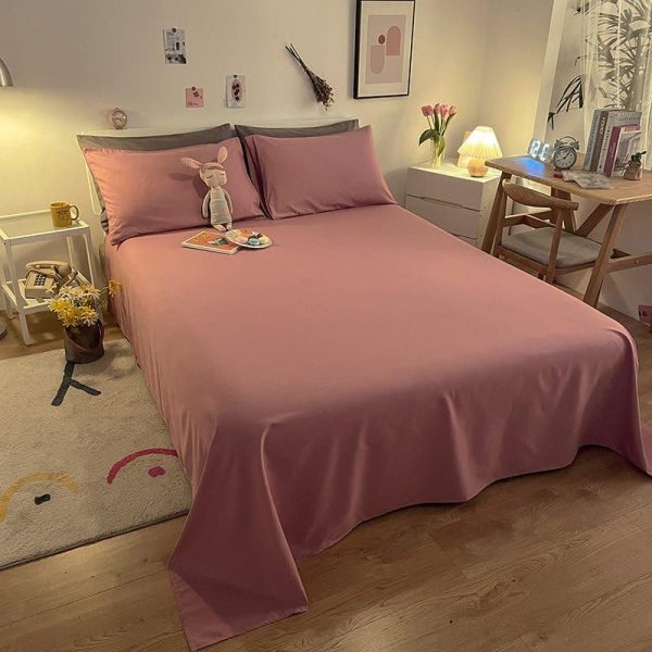 draps housse de qualité supérieur rose