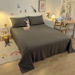 draps housse gris foncé de qualité supérieure