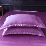 draps satinés mauve