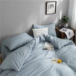 ensemble de draps bleu ciel